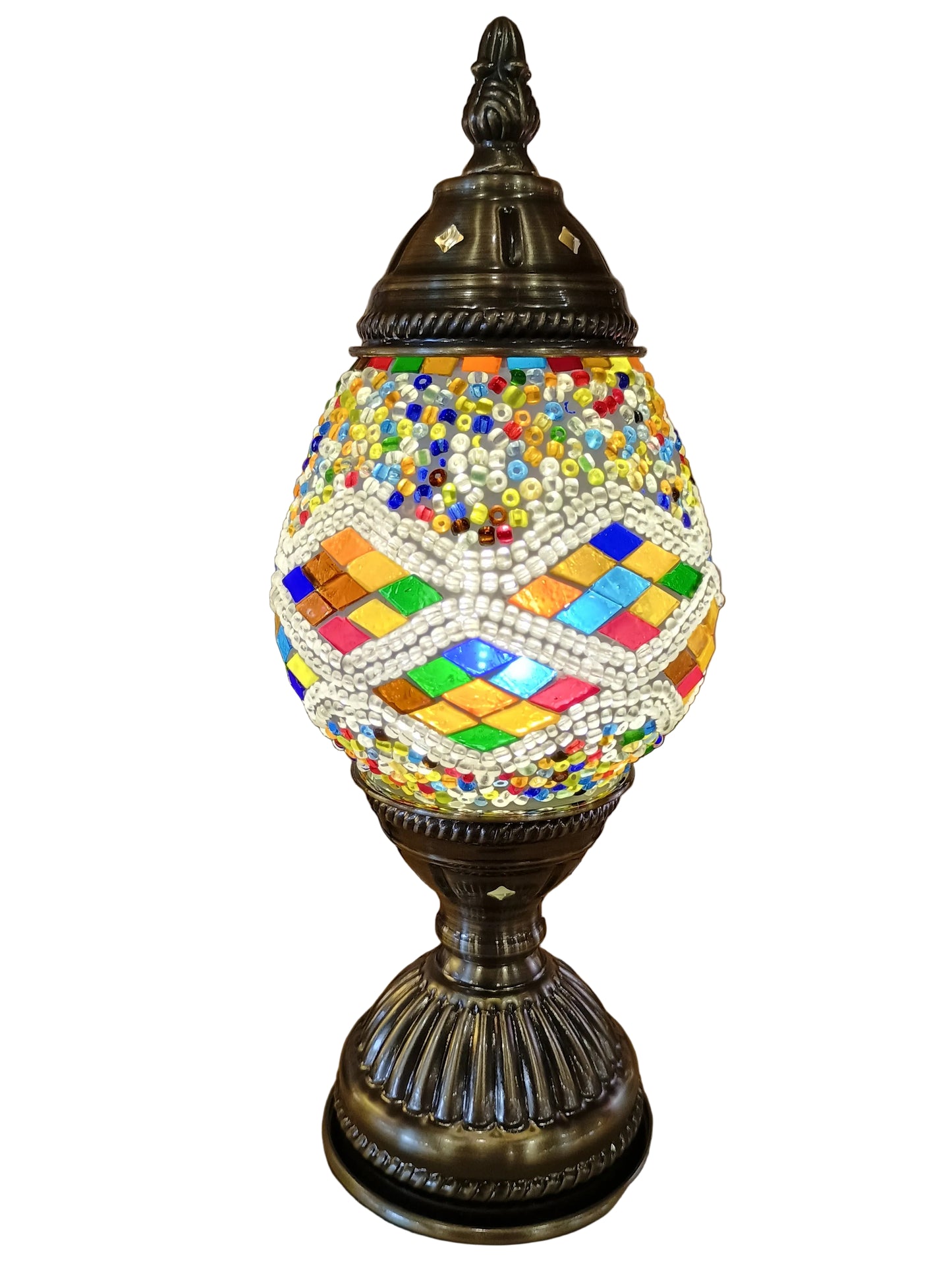 Mosaic Lamp Oval 11.5" #12