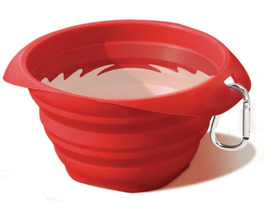 Kurgo -  Collaps-a-Bowl, Red