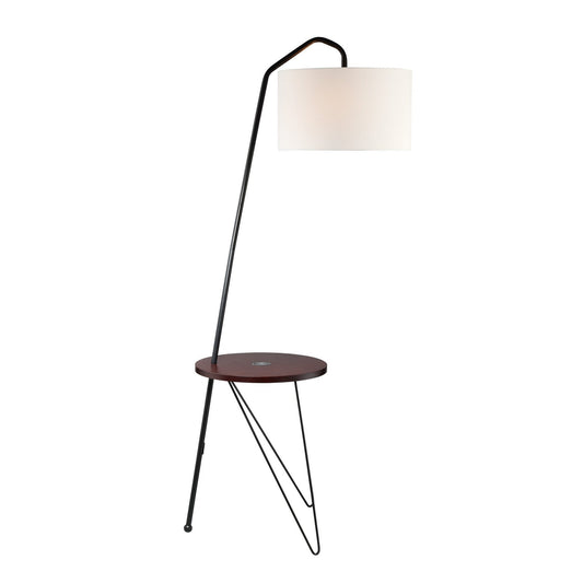 Rutherford Floor Lamp with Wireless Charging Pad