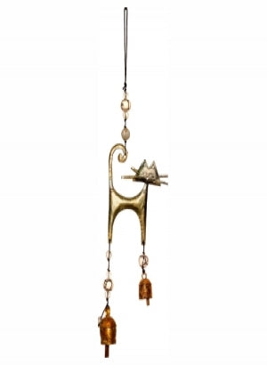 Hanging Décor - Cat With 2 Bells