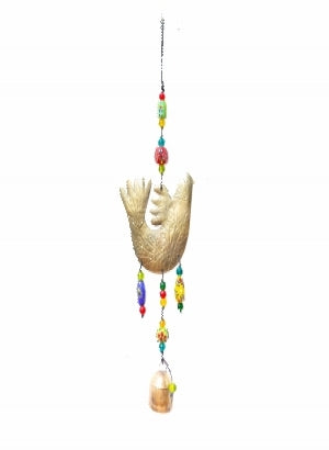 Hanging Decor - A FRIEND OF PEACE  Beads & Bells Sun