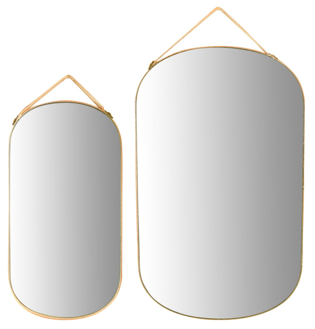 Wall Mirror Velvet Edge & Hanger