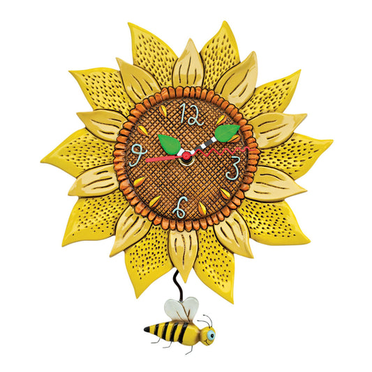Allen Designs – Bee Sunny Sunflower Clock