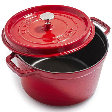 Cookware - Staub Cocotte Tall 5qt Red Grenadine