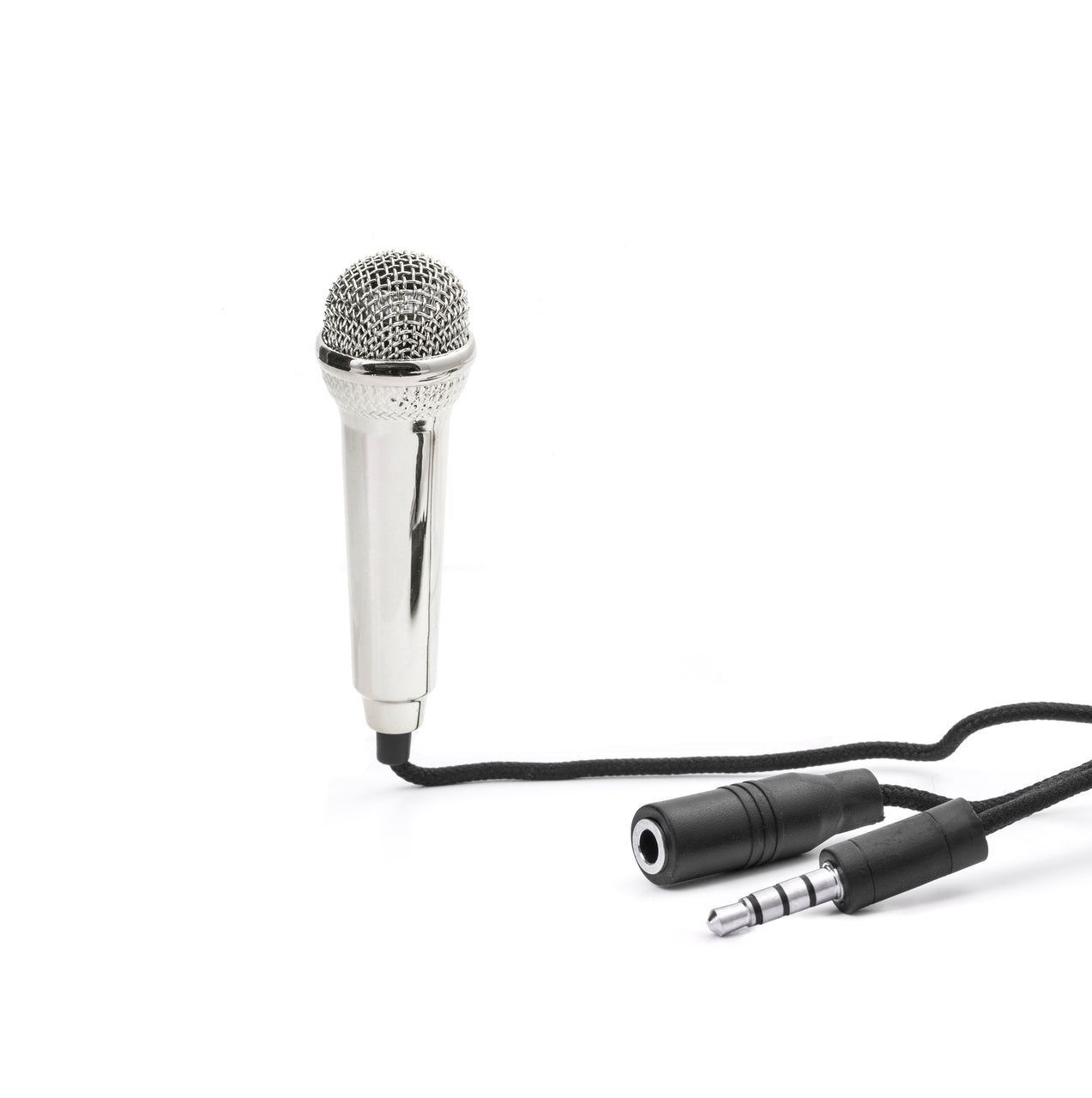Mini Karaoke Microphone - Silver