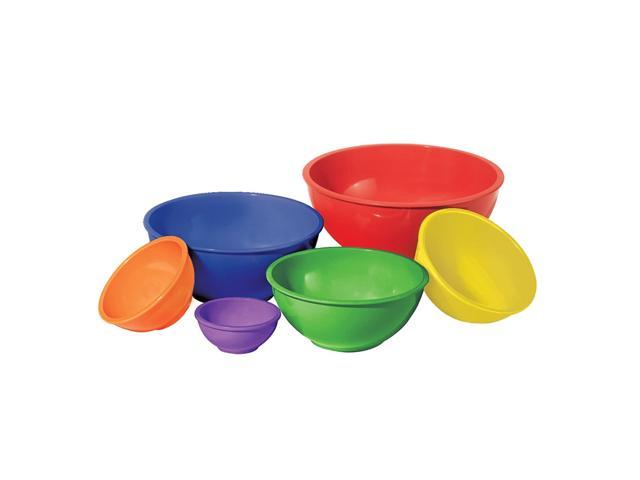 Mixing Bowl - Melamine Set of 6 Sizes Assorted Colors