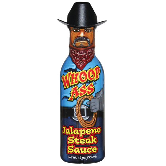 Barbecue Hot Sauce Whoop Ass Cowboy Jalapeno Steak