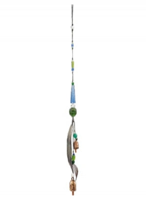 Hanging Decor - Beads & Bells Leaf