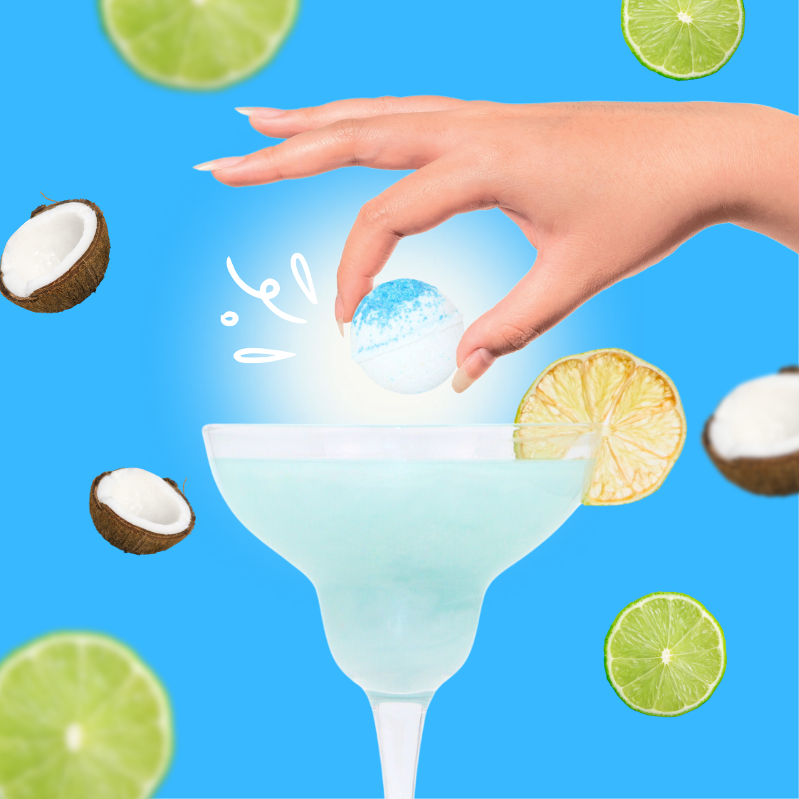 Glimmer Bomb Coconut Margarita (Sold Individually)