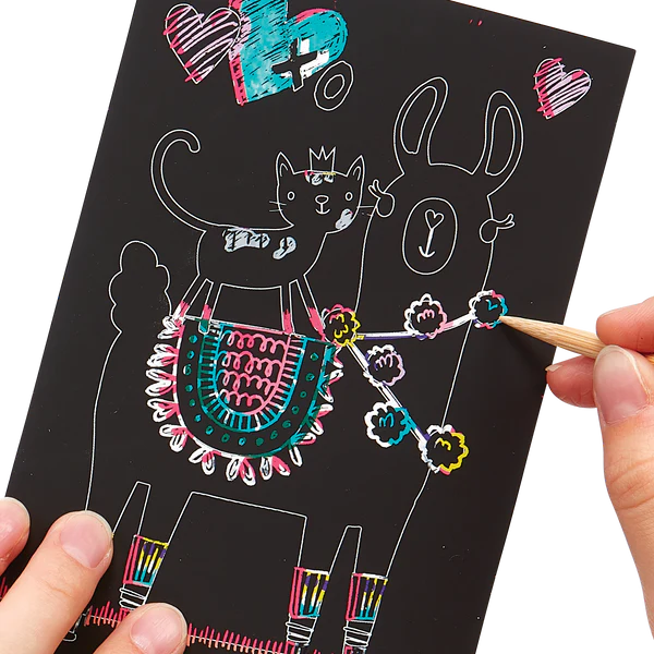 Scratch & Scribble Mini Art Kit Funtastic Friends
