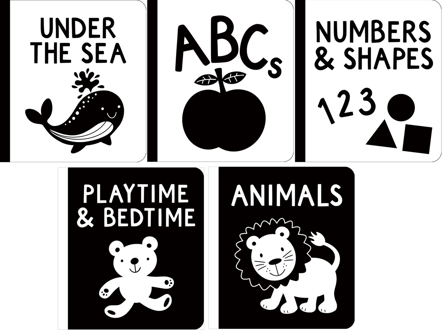 My Little Black & White Board Book Library