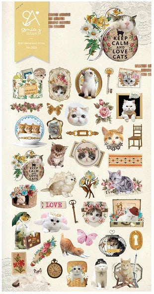 Stickers Lovely Cat Nylon