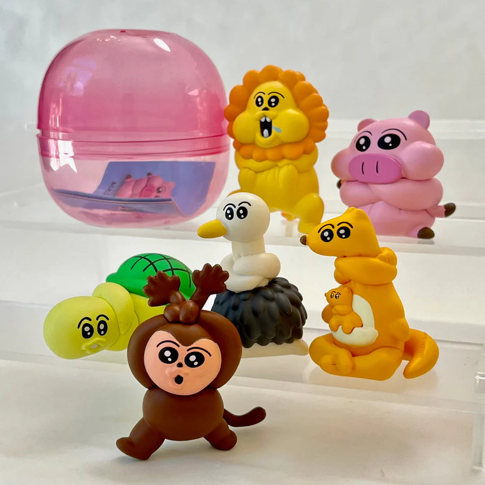 Gashapon Capsule Preschool & Up Twisted Animals (Sold As An Individual Capsule)