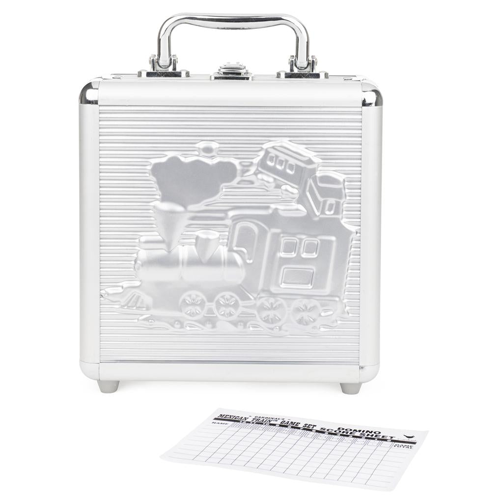Game Cardinal Classics Dominoes Mexican Train in Aluminum Carry Case