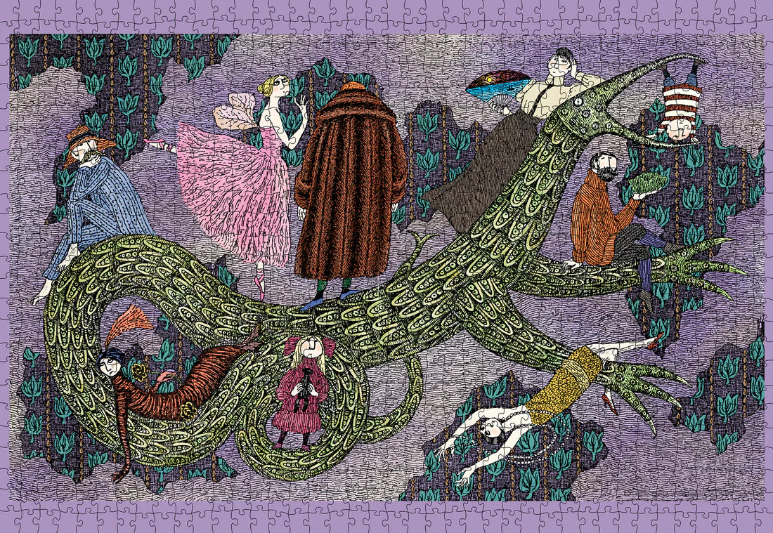 Puzzle 1000 Piece - Edward Gorey - Drop Curtain