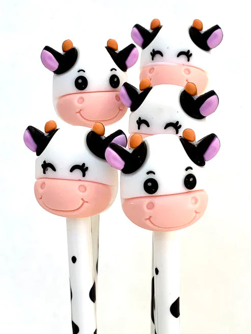 Gel Pen Cow Retractable