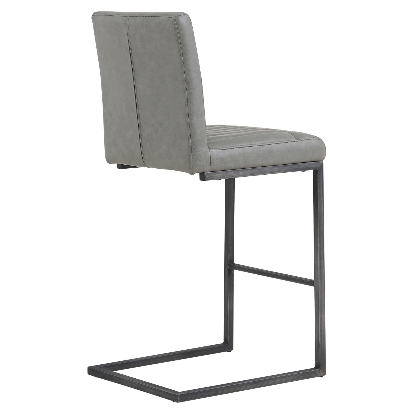 Ronan Polyurethane Counter Stool Antique Graphite Grey