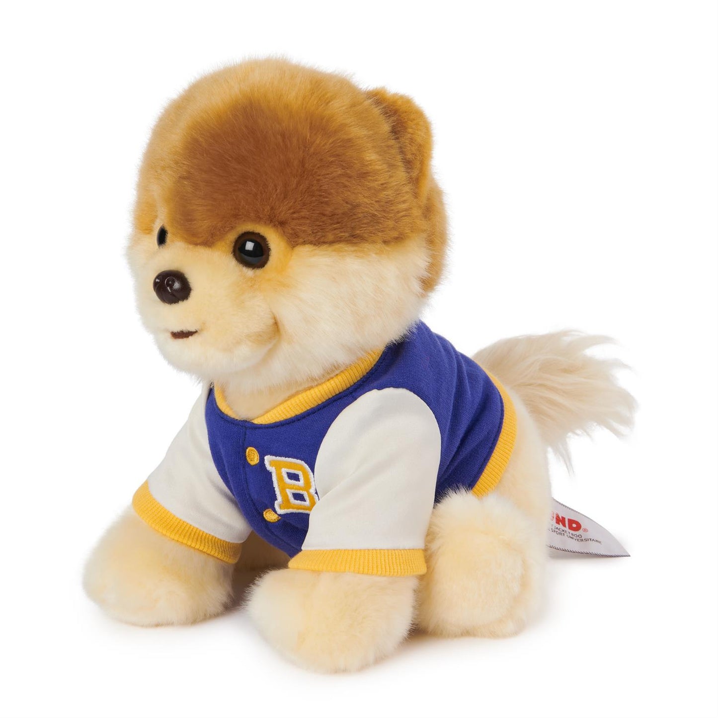 Plush Boo In Varsity Jacket "B" 9"