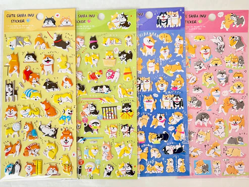 Stickers Puffy Shiba Inu