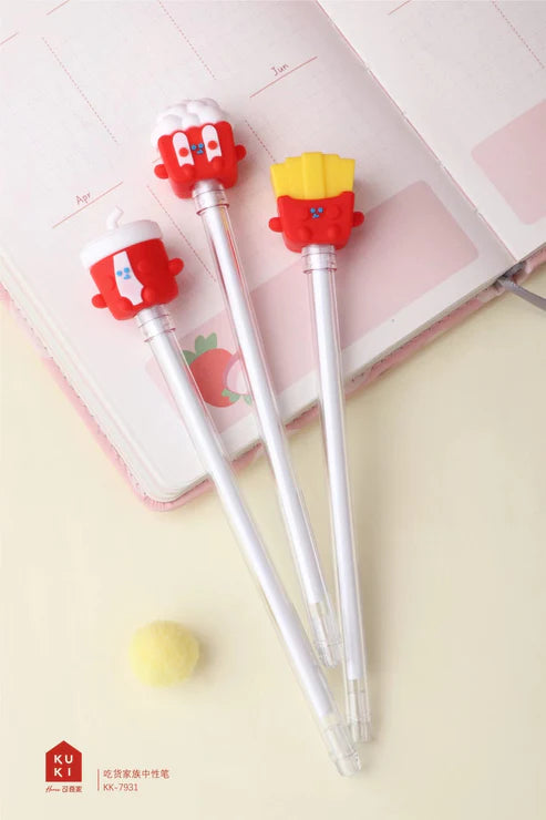 Gel Pen Fast Food (Sold Individually)