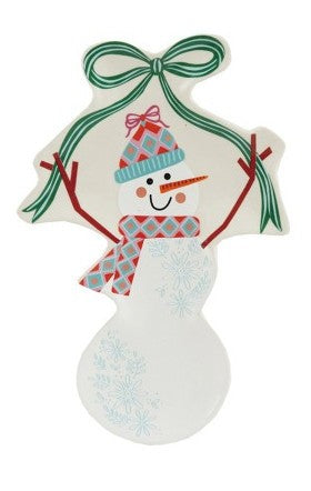 Holiday - Dish - Stoneware - Iconic Christmas Shaped - Approximately 8" Long