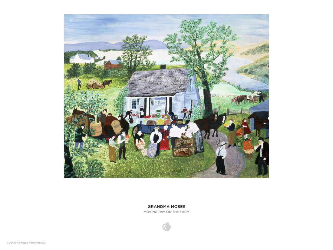 Puzzle 1000 Piece - Grandma Moses - Moving Day on the Farm