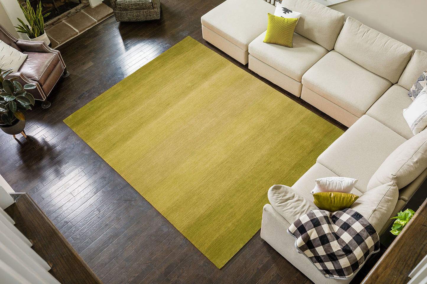 Torino Rug Lime 5' X 7'3"