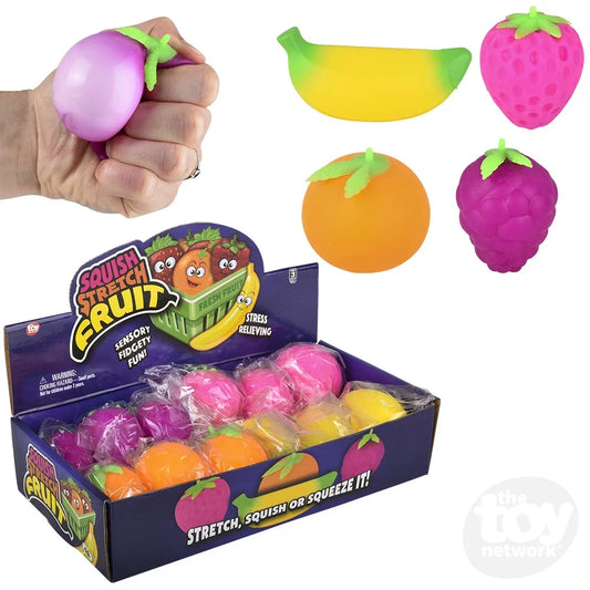 Squish Stretch Fruit 2"-4.75" (Sold Individually)