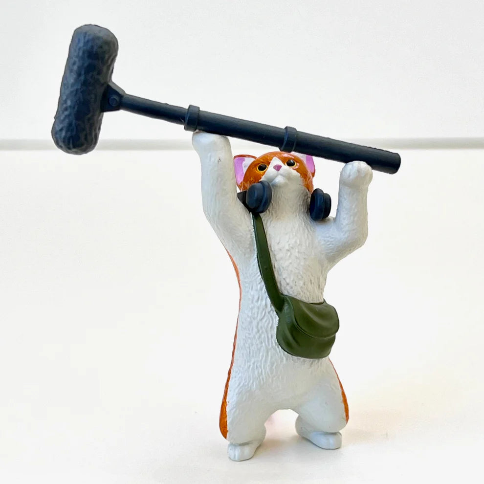 Gashapon Capsule Teen & Up Cat Film Crew (Sold As An Individual Capsule)