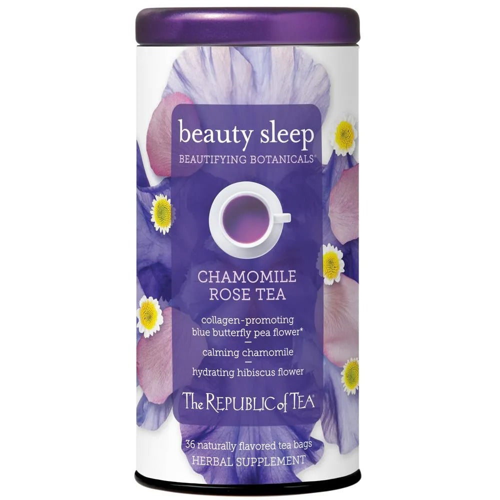 Beautifying Botanicals Tea Tin - Beauty Sleep Chamomile and Rose 36bags