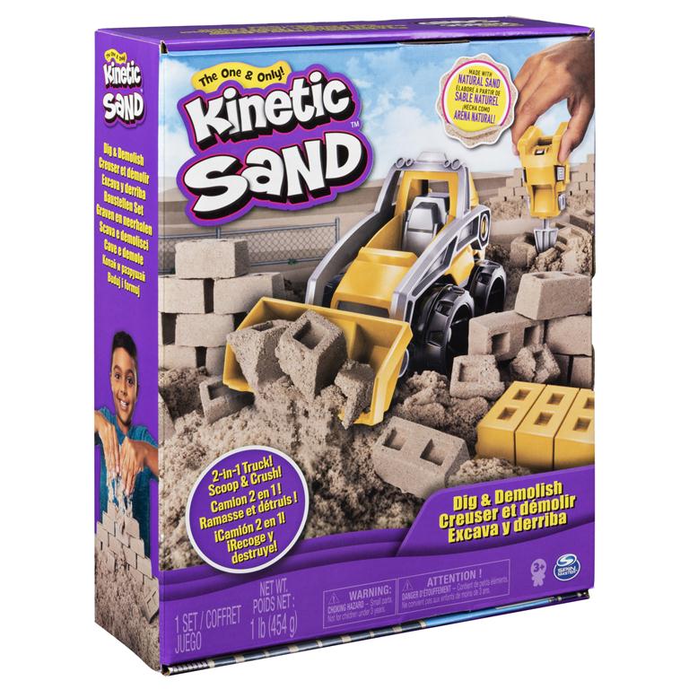 Kinetic Sand Dig & Demolish Truck Playset