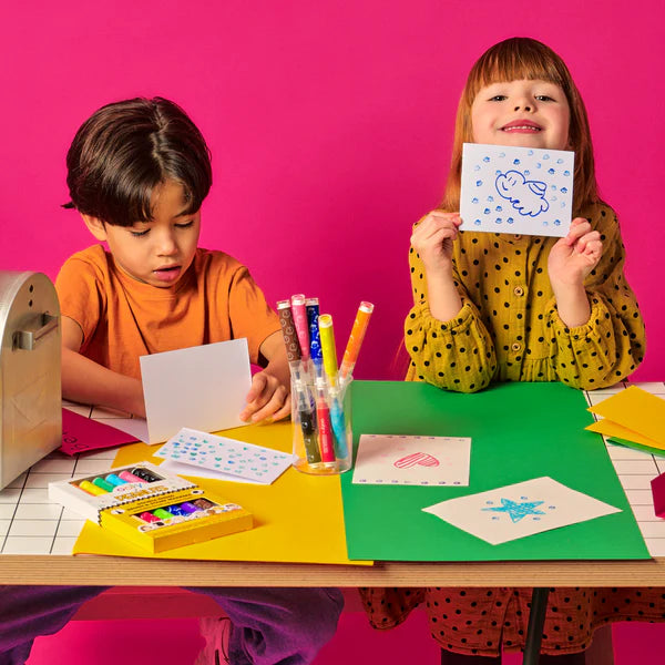 Ooly x Peanuts Double Ended Brush & Stamp Markers