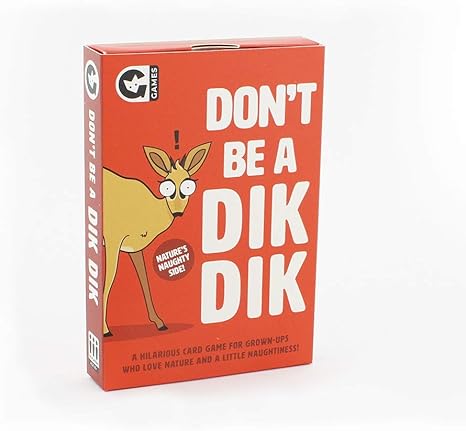 Card Game Don't Be A Dik Dik