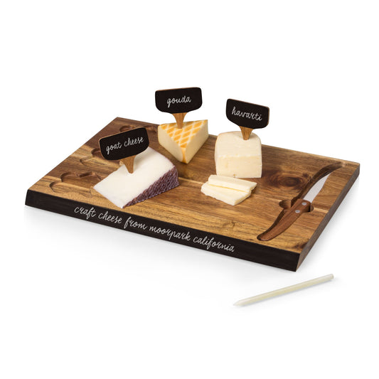Kitchen Service - Acacia Wood Delio Cheese Board and Tool Set