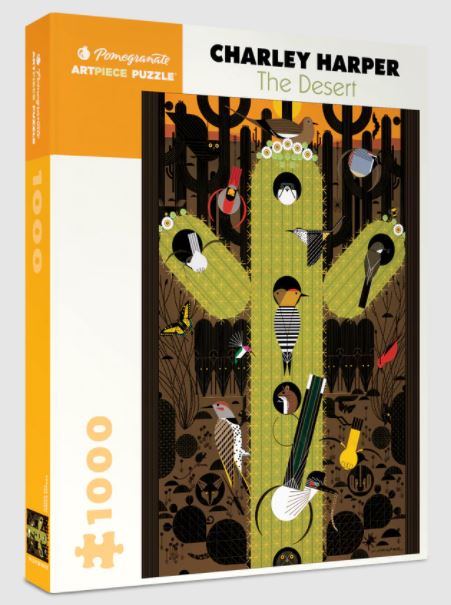 Puzzle 1000 Piece - Charley Harper - The Desert