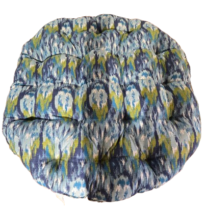 Papasan Cushion Premier Ikat Craze Frost Birch