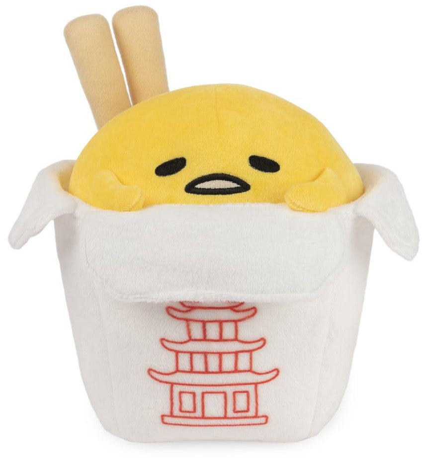 Plush Sanrio Gudetama Take Out 9.5"