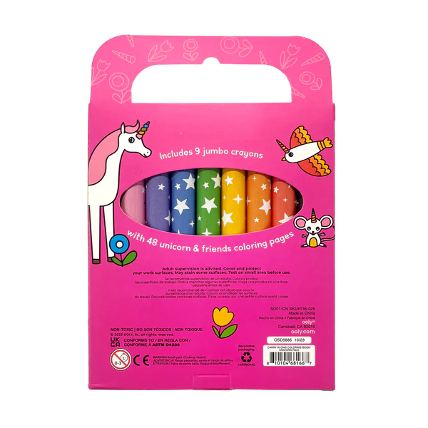 Carry Along! Coloring Book & Crayon Set  Unicorn Pals