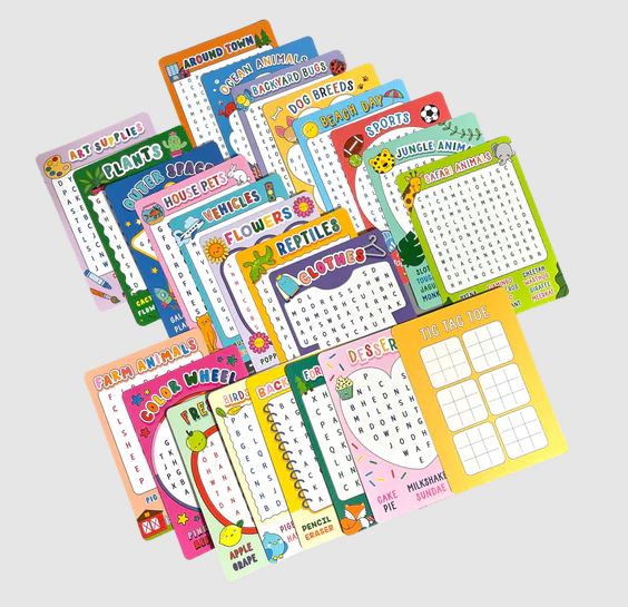 Activity Card Kit Word Search