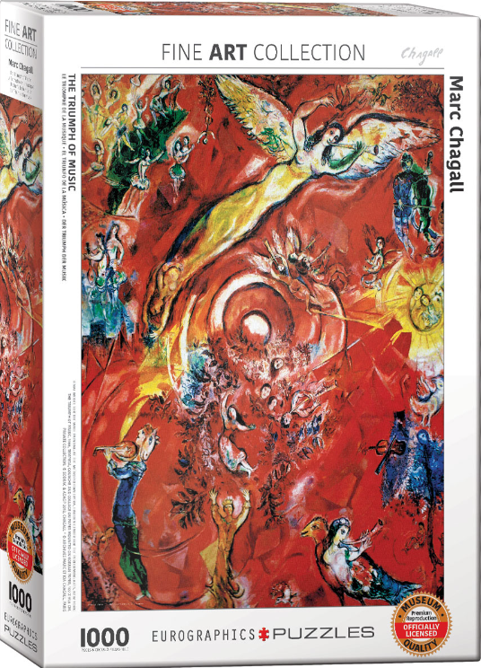 Eurographics Puzzle 1000 Piece - Chagall - Triumph Of Music
