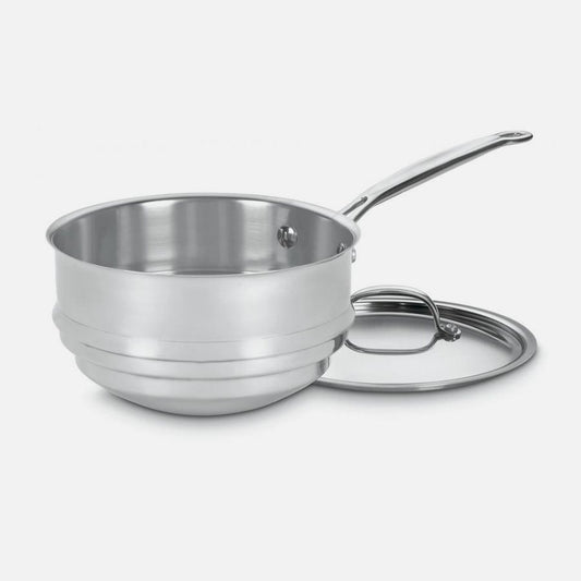 Cookware - Chefs Classic Stainless Steel Double Boiler w/Lid
