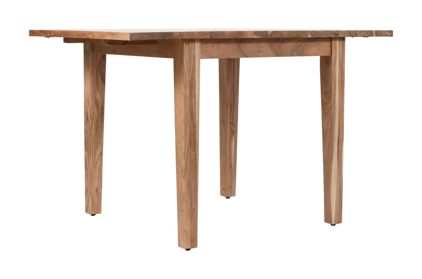 Urban Archive Colby Dining Table Drop Leaf Square To Rectangle Natural