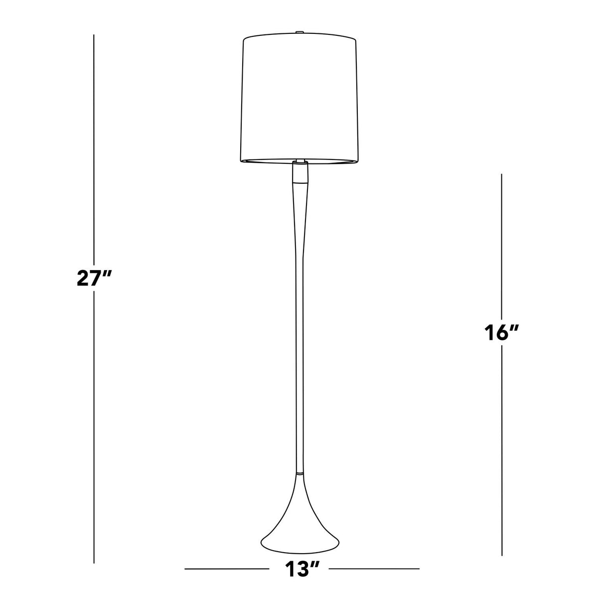 Marla Floor Lamp 64.5" Tall