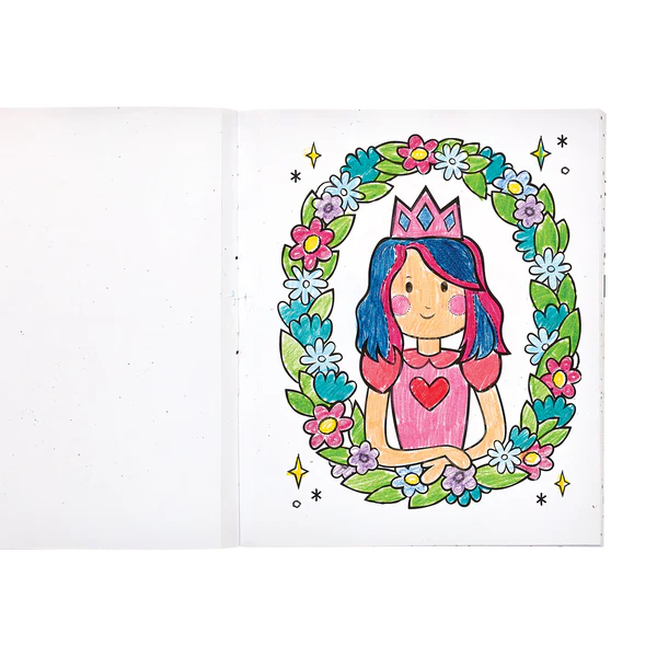 Coloring Book Princesses & Fairies