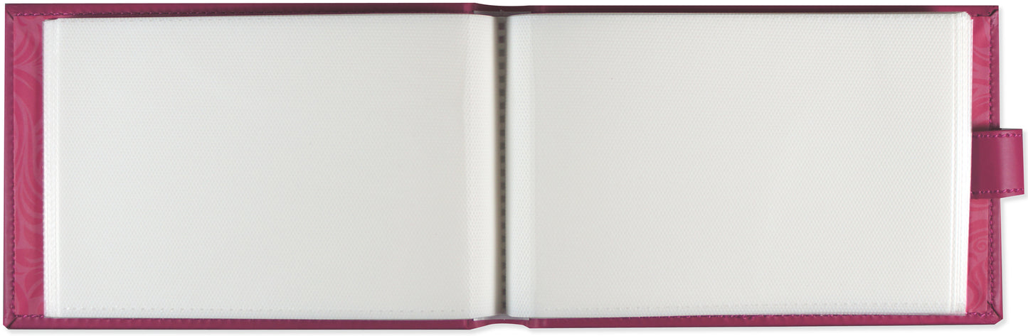 Photo Album Embossed Raspberry