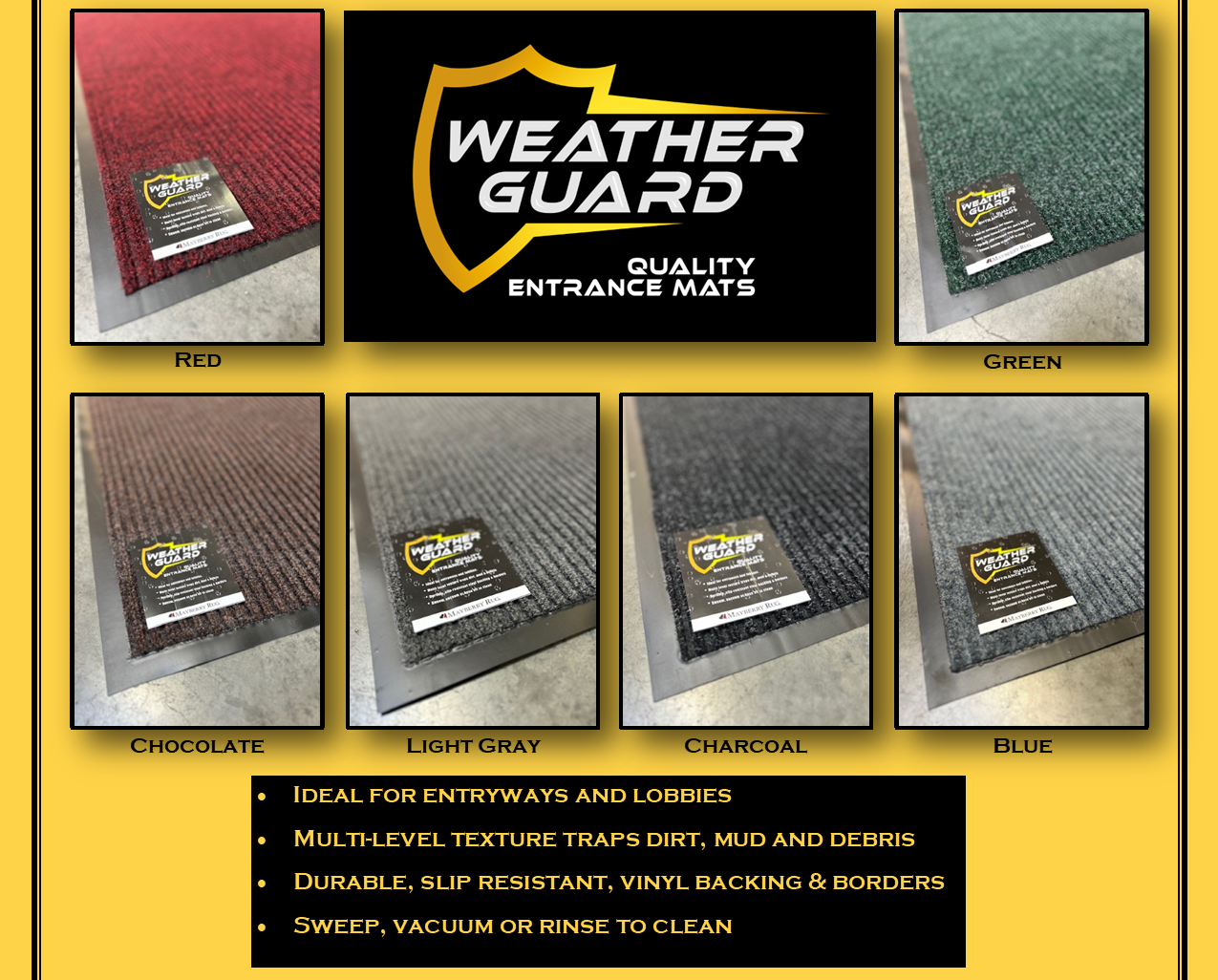 Weather Guard Mat