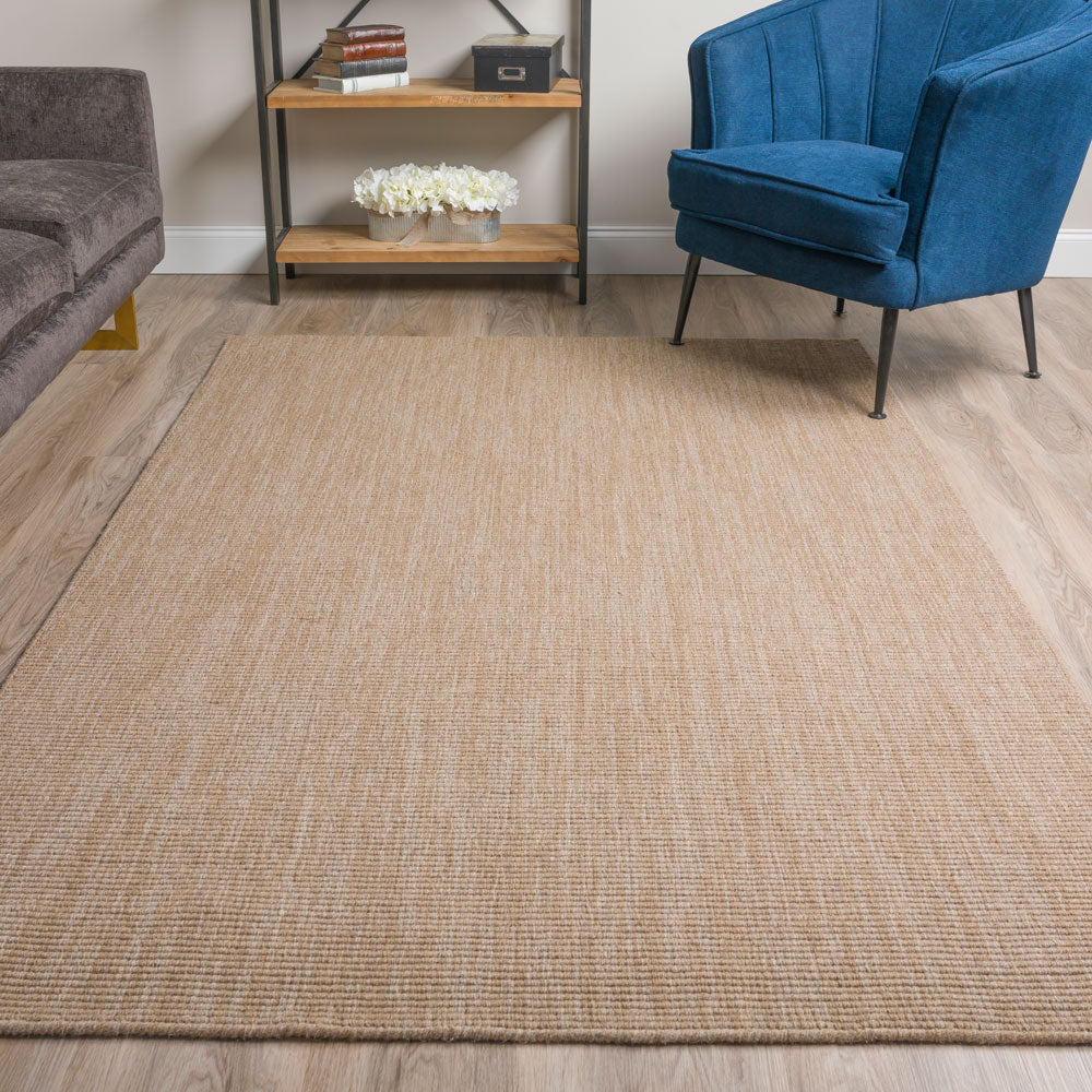 Monaco Boucle Wool Rug Mocha 5' X 7'6"