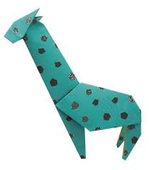 Funny Origami 20cm x 20cm Giraffes