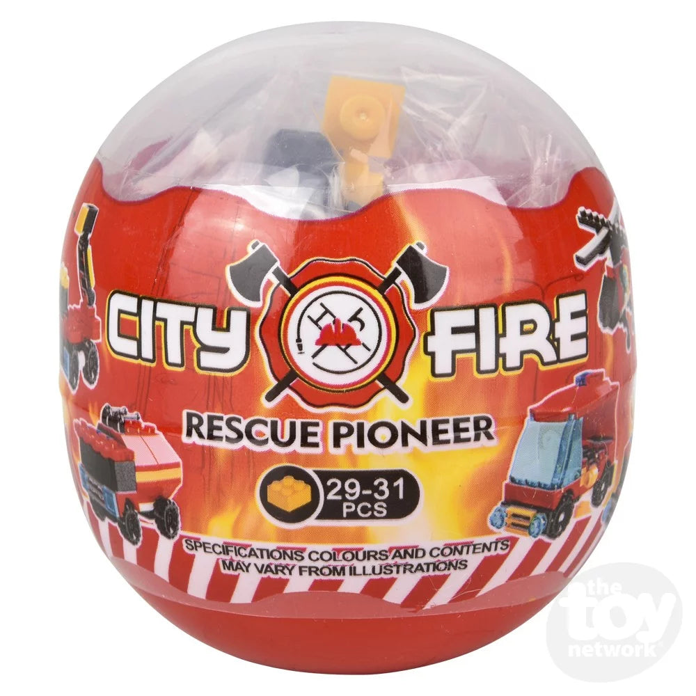 Building Block Egg Kit Fire & Rescue (Sold Individually)