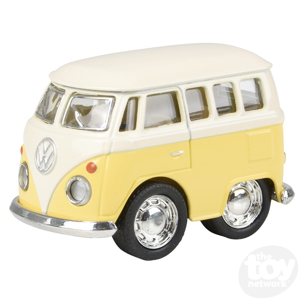 Diecast Pullback - Mini - VW Bus Pastels - 2" - Sold Individually